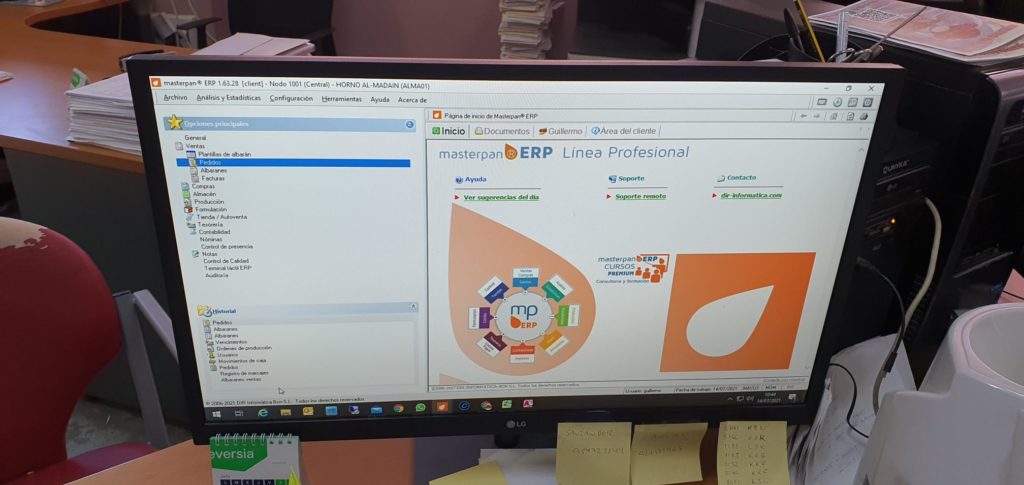 Sistema ERP Horno Al-Madain