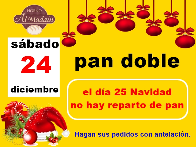 pan doble Navidad