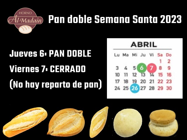 pan doble Semana Santa 2023