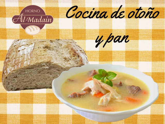 cocina de otoño y pan